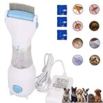 Peigne anti - poux �lectrique 3 filtres jetables hypoallerg�nique multi - usage pour chiens et chats