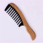Peigne en bois de santal et corne de qualit� sup�rieure fait main cheveux antistatique