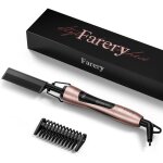 Peigne chauffant pour cheveux et barbe kal 3 - en - 1temp�rature r�glabledouble tensionarr�t automatiquepour ...