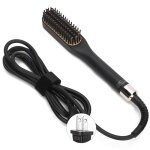 Peigne lectrique lissant pour barbe brosse lissante multifonctionnelle pour hommes prise 100 - 240 v ...