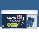 Peinture 3 en 1 v33 mask & color bleu nuit 25 l