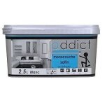 Peinture acrylique - addict - monocouche satine - gris - intrieur - mur