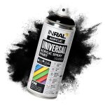 Peinture acrylique a�rosol inral ral9005 noir profond mat ? s�chage rapide protection durable int�rieur ...