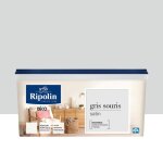 Peinture acrylique ripolin esprit d�co satin gris souris 3 l