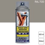 Motip peinture a�rosol ral 7030 gris pierre brillant 400 ml - acrylique haute couvrance