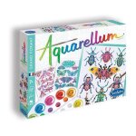 Peinture aquerelle - sentosphere - aquarellum - insectarium - 9 couleurs - 3 tableaux - sertissage sur ...