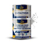 Peinture pour baignoires - brico salvaje - serene stone - mat - 075 l - bi - composants