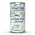 Peinture pour baignoires finition satin� blanc c�ramique aninston bicomposant 600 + 150 ml application ...