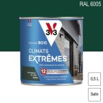 Peinture bois ext�rieur climats extr�mes ral 6005 vert basque satin 05l v33