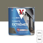 Peinture bois extrieur climats extrmes taupe satin 05l v33