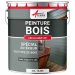 Peinture bois extérieur : portails bardage abri mobilier de jardin : arcalaque 201 2. 5 l - blanc - ral ... Peinture bois extérieur : portails bardage abri mobilier de jardin : arcalaque 201 2. 5 l - blanc - ral ...