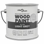 Peinture pour bois ext�rieure - vidaxl - gris - 165 x 165 x 16 cm - s�chage rapide - faible odeur - r�sistant ...