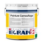 Peinture camouflage professionnelle vert finition mate pour palombi�re cabane abri de jardin 3. 5 kg ...