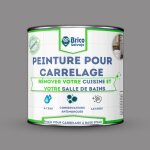 Peinture pour carrelage - bricosalvaje - matte gris chaud - haute adh�rence - application facile - 750 ...