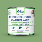 Peinture pour carrelage - bricosalvaje - sage - 750 ml - mat - haute adh�rence - application facile