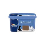 Peinture - dulux valentine - si simple! - le chocolat - 25 l - satin� - acrylique