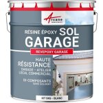 Peinture epoxy sol garage - revepoxy garage 5 kg (jusqu' 16 m en 2 couches) - blanc