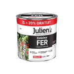 Peinture ext�rieur fer antirouille 2l + 20%gratuit - 164085 - blanc - julien