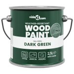 Peinture ext�rieure pour bois - vidaxl - vert - 25 l - formule � base deau - couverture jusqu� 30 m�