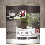 Peinture ext�rieure effet m�tal pr�paration v33 argent vieilli 05 l