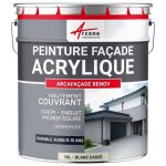 Peinture faade et crpi - arcafaade rnov 10 l ( + ou - 60 m en 1 couche) - blanc crme - ral 9001 ...