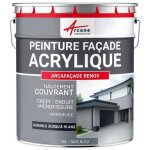 Peinture faade et crpi - arcafaade rnov 10 l ( + ou - 60 m en 1 couche) - gris petit - gris - ral ...