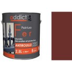 Peinture - addict - rouge oxyde brillant - glycérophtalique - 2. 5l - intérieur / extérieur Peinture - addict - rouge oxyde brillant - glycérophtalique - 2. 5l - intérieur / extérieur