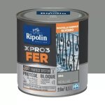 Peinture fer glyc�ro ripolin xpro3 fer gris metallis� 05 l