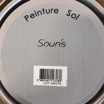 Peinture - gris souris - glycérophtalique - 05l - intérieur / extérieur - sols Peinture - gris souris - glycérophtalique - 05l - intérieur / extérieur - sols