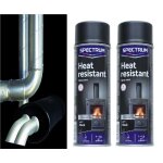 Peinture haute temp�rature a�rosol bombe noir lot de 2