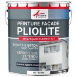 Peinture faade pliolite : arcafacade plioprotect 10 l ( + ou - 80 m en 1 couche) - blanc