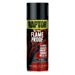 Peinture ignifuge haute temp�rature noir mat 338ml raptor