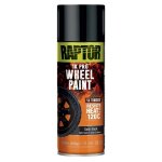 Peinture jantes noir satin� 378ml raptor