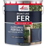 Peinture métal et fer pour : portail grille garde corps : arcalaque 101 0. 5 l - gris anthracite - ral ... Peinture métal et fer pour : portail grille garde corps : arcalaque 101 0. 5 l - gris anthracite - ral ...