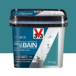 Peinture multi - mat�riaux salle de bain v33 deco lab bleu lagon 075 l