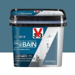 Peinture multi - mat�riaux salle de bain v33 deco lab bleu profond 075 l