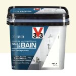 Peinture multi - matriaux salle de bain v33 deco lab kaolin 075 l