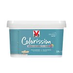 Peinture multi - supports v33 colorissim satin bleu atoll 25 l