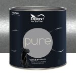 Peinture murs & boiseries dulux valentine pure argent 05 l