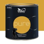 Peinture murs & boiseries dulux valentine pure jaune 05 l