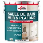 Peinture salle de bains mur et plafond :arcadco salle de bain 2. 5 l - blanc