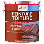 Peinture toiture pour tuiles ou toiture en matériau poreux : arcatoiture 10 l - brun orangé - ral 8023 ... Peinture toiture pour tuiles ou toiture en matériau poreux : arcatoiture 10 l - brun orangé - ral 8023 ...