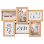 Pêle - mêle mia en bois 6 photos - atmosphera createur dinterieur Pêle - mêle mia en bois 6 photos - atmosphera createur dinterieur