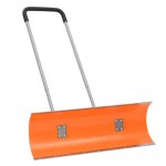 Pelle à neige avec poignée extensible orange 96cm lame en acier Pelle à neige avec poignée extensible orange 96cm lame en acier