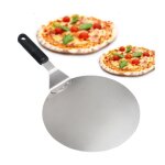 Pelle à pizza - pelle à gâteau ronde - outils de cuisson avec poignée pour la cuisson sur pierre à pizza ... Pelle à pizza - pelle à gâteau ronde - outils de cuisson avec poignée pour la cuisson sur pierre à pizza ...