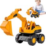 Pelleteuse enfant - tractopelle enfant robuste pour garons et filles de 3 4 5 6 ans ? jouet extrieur ...