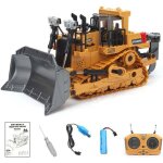 Pelleteuse t�l�command�e rc bulldozer 120 - engin de chantier avec lumi�re et sons