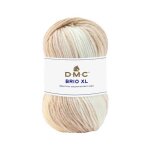 Pelote de laine brio xl - 100g - dmc : laine �paisse multicolore pour lhiver(. . . ) - 421 beige