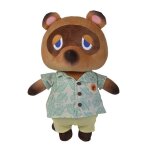 Peluche - animal crossing - tom nook - xl 40 cm - tissu peluche doux - multicolore