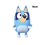 Peluche bluey multifonction 38 cm ? jouet doux et pratique pour enfant ? peluche rangement zipp�e